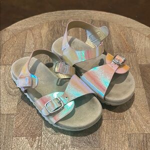 Cat & Jack Iridescent Pink Sandals